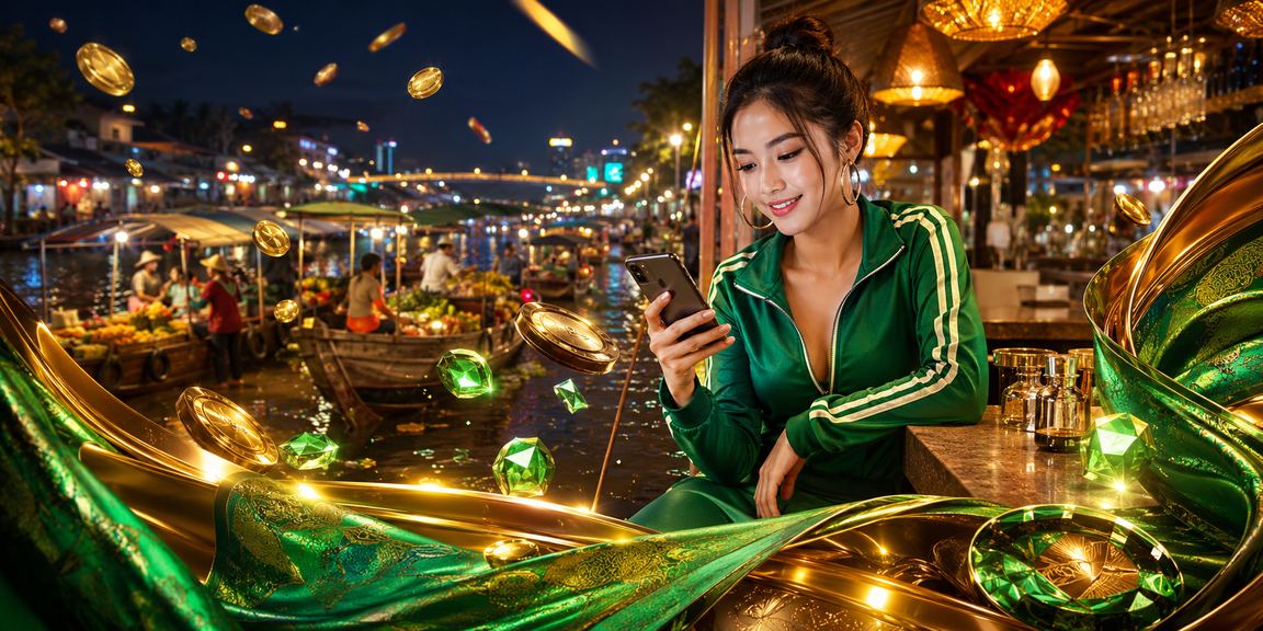 Phụ nữ mặc áo dài tại Cần Thơ sử dụng điện thoại trải nghiệm casino trực tuyến trên sc68