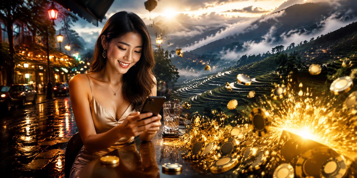 Người dùng tại Sapa sử dụng điện thoại để truy cập sc68 và trải nghiệm casino di động trong khung cảnh thiên nhiên